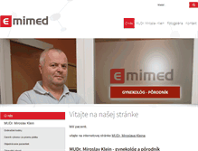 Tablet Screenshot of emimed.sk
